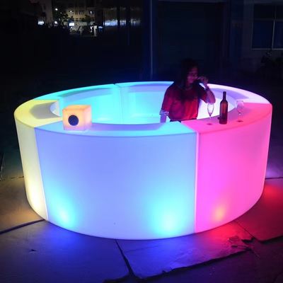 Iluminado Contador de barras de led portátil ligero móvil resistente al agua para eventos