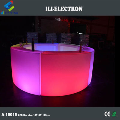 Iluminado Contador de barras de led portátil ligero móvil resistente al agua para eventos