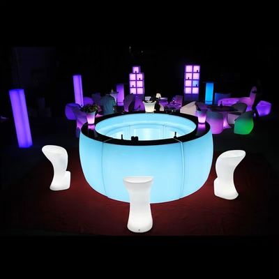 Iluminado Contador de barras de led portátil ligero móvil resistente al agua para eventos
