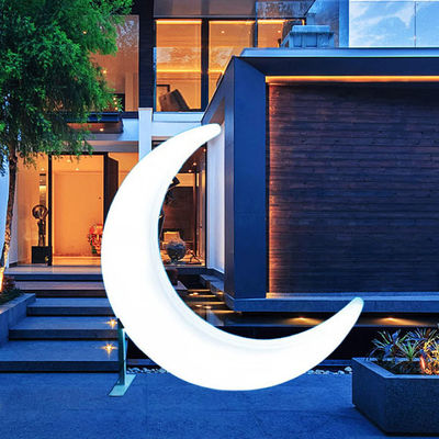 Piscina al aire libre Luces brillantes Luna en forma de media luna Para decoración de eventos de celebración de festivales