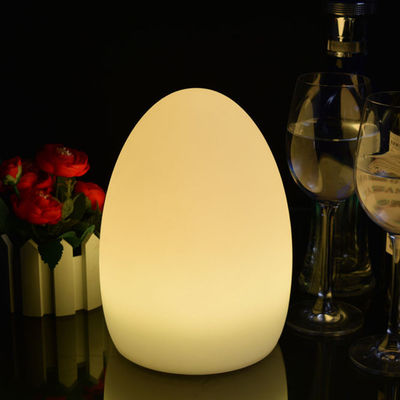 Lámpara de mesa de huevo LED USB recargable con batería de litio