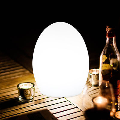 Lámpara de mesa de huevo LED USB recargable con batería de litio