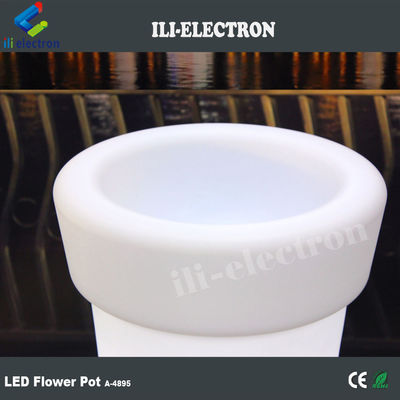 Iluminado Highboy LED maceta artificial de flores con 16 colores cambiando con control remoto