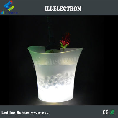 Vendedor caliente plástico led champaña cubo de hielo