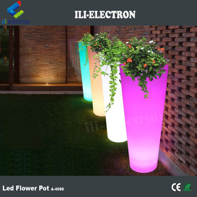 Control remoto de cambio de color Led florero para tiendas de bebidas
