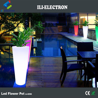Control remoto de cambio de color Led florero para tiendas de bebidas