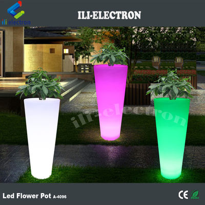 Control remoto de cambio de color Led florero para tiendas de bebidas