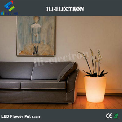 Control remoto de plástico LED iluminado con maceta de flores / plantación / cubo de hielo