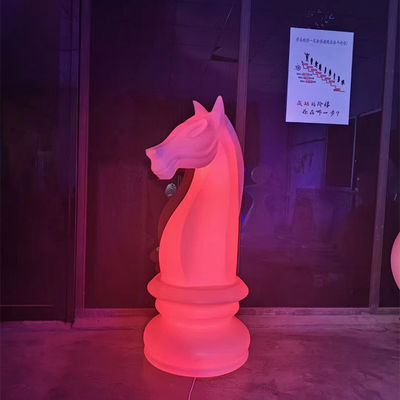 Caballo de mar Cambio de forma de color Luz de jardín de plástico recargable Luz LED