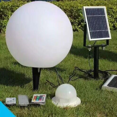 IP65 Lámpara de bolas solares resistentes al agua, LED de color cambiante bolas de brillo para el jardín