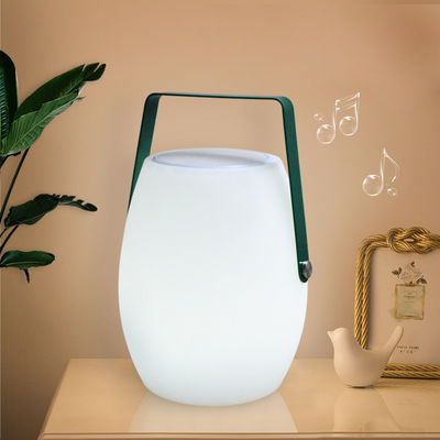 luz de luna con altavoz para acampar