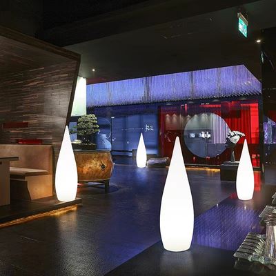 Lámparas de suelo de luz de plástico para decoración de fiestas de jardín al aire libre