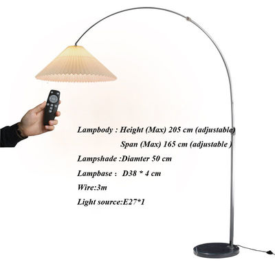 Control del interruptor de luz de sombreado de bambú de ratan LED