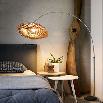 Mejor calidad de la decoración moderna de metal de pie led lámpara de lectura de soporte creativo lámpara de suelo de pesca