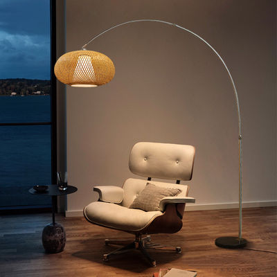 Mejor calidad de la decoración moderna de metal de pie led lámpara de lectura de soporte creativo lámpara de suelo de pesca