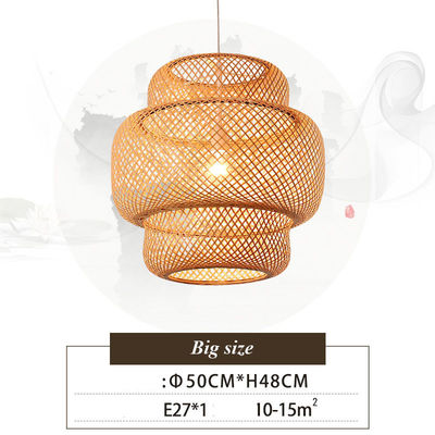 lámpara colgante hecha a mano - linterna de bambú - lámpara decorativa colgante de bambú