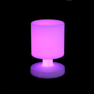 Lámpara de mesa de luz de color cambiante de niño gordo sin cable recargable