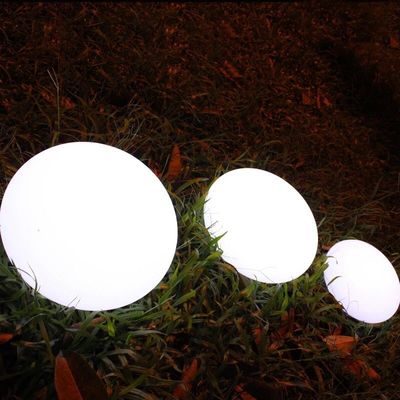 10&quot; 20&quot; 30&quot; LED Esfera Brillante Control remoto solar para el jardín del club