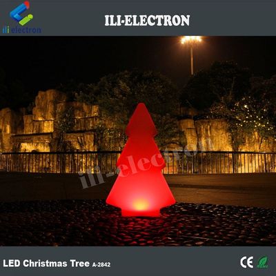 Lámparas luminosas de plástico LED para el exterior forma de árbol para la decoración de Navidad