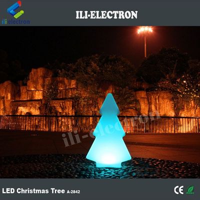 Lámparas luminosas de plástico LED para el exterior forma de árbol para la decoración de Navidad