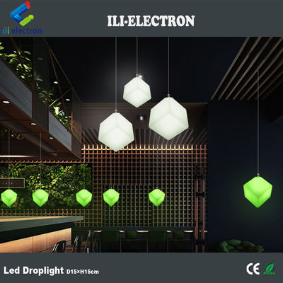 Control remoto luz LED exterior cubo luz colgante para eventos y fiestas decoración