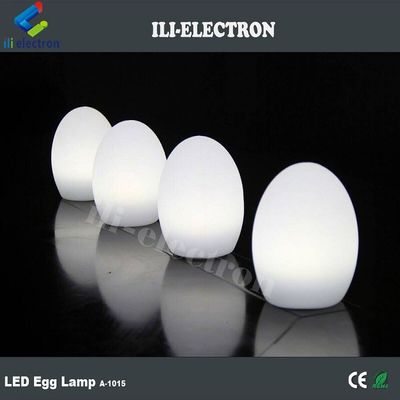 Pequeñas luces LED en forma de huevo, luces nocturnas de huevo brillante a prueba de agua para mesa de bar KTV
