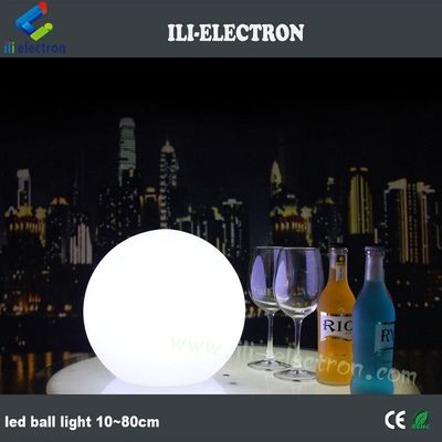 Esfera de iluminación de plástico LED de cambio de color