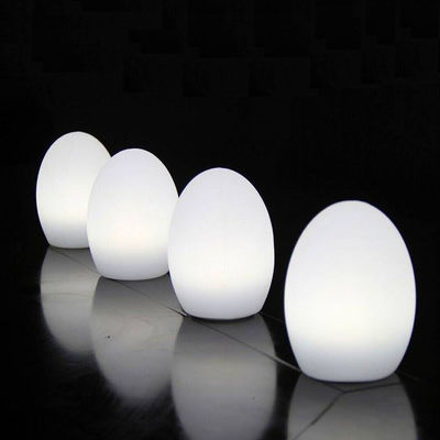 Control remoto luz nocturna en forma de huevo IP65 impermeable PE material plástico