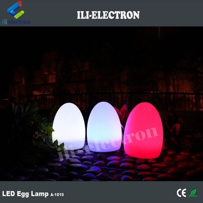 Control remoto luz nocturna en forma de huevo IP65 impermeable PE material plástico