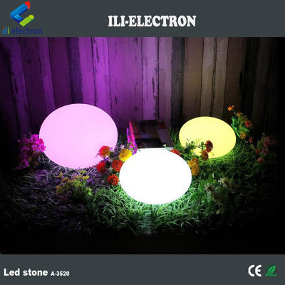 16 color cambiante de plástico LED Roca Brillante