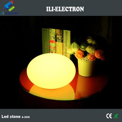 16 color cambiante de plástico LED Roca Brillante