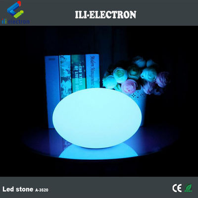 16 color cambiante de plástico LED Roca Brillante