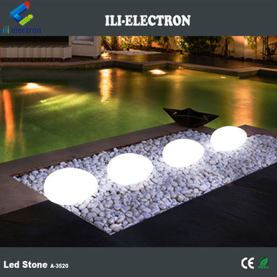 16 color cambiante de plástico LED Roca Brillante