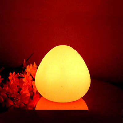 La roca de luz LED de plástico recargable