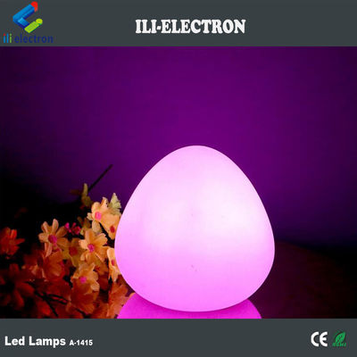 La roca de luz LED de plástico recargable