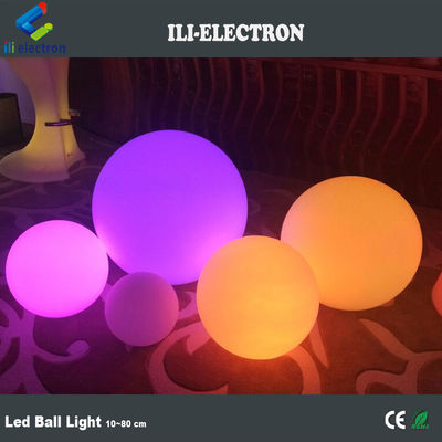 Decoración de la fiesta de bodas esfera de plástico led