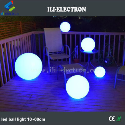 Decoración de la fiesta de bodas esfera de plástico led