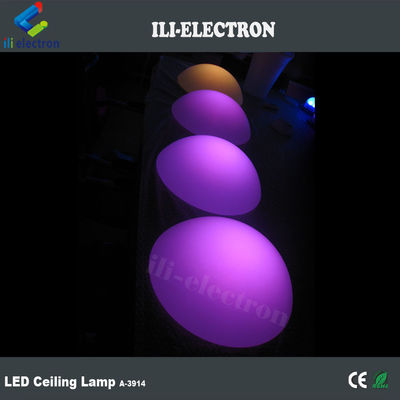 luz decorativa de plástico colorido a conducción semicircular impermeable