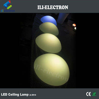luz decorativa de plástico colorido a conducción semicircular impermeable