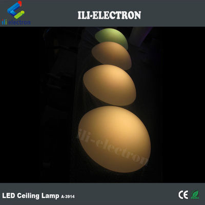luz decorativa de plástico colorido a conducción semicircular impermeable