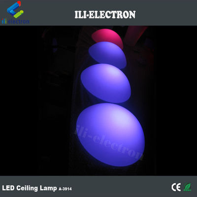 luz decorativa de plástico colorido a conducción semicircular impermeable