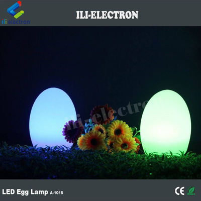 Lámparas LED en forma de huevo de plástico con batería de litio recargable