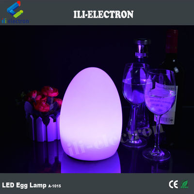 Lámparas LED en forma de huevo de plástico con batería de litio recargable