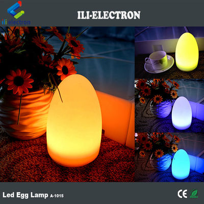 Lámparas LED en forma de huevo de plástico con batería de litio recargable