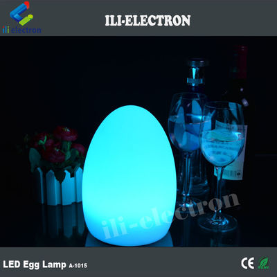 Lámpara de mesa en forma de huevo decorativa, luz nocturna de huevo con control remoto