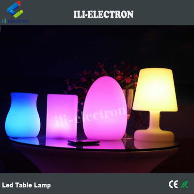 Lámpara de mesa en forma de huevo decorativa, luz nocturna de huevo con control remoto