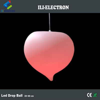 10 ~ 60 cm 16 colores cambiantes de la bola de caída de led