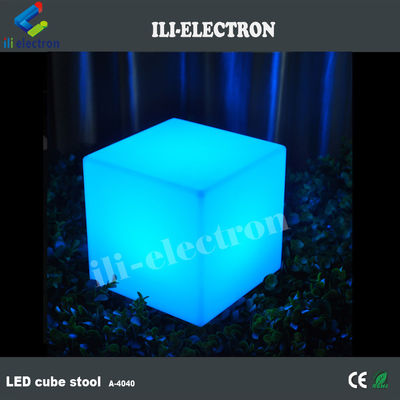 Cubo de iluminación LED de plástico de control remoto
