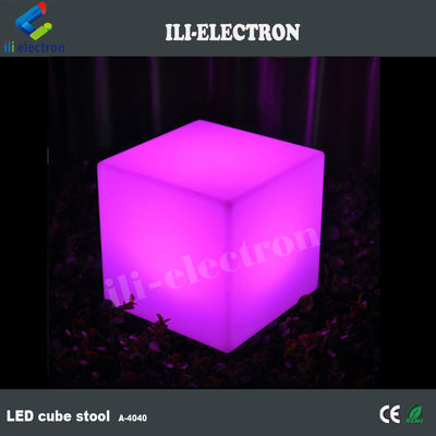 Cubo de iluminación LED de plástico de control remoto