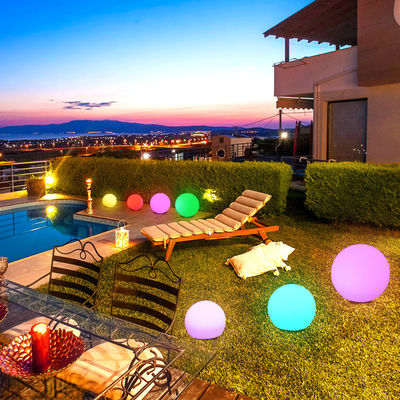 Esfera iluminada de plástico a prueba de agua de 30 cm IP 65